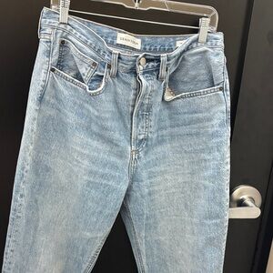 Denim Forum Light Blue High-Rise Jeans